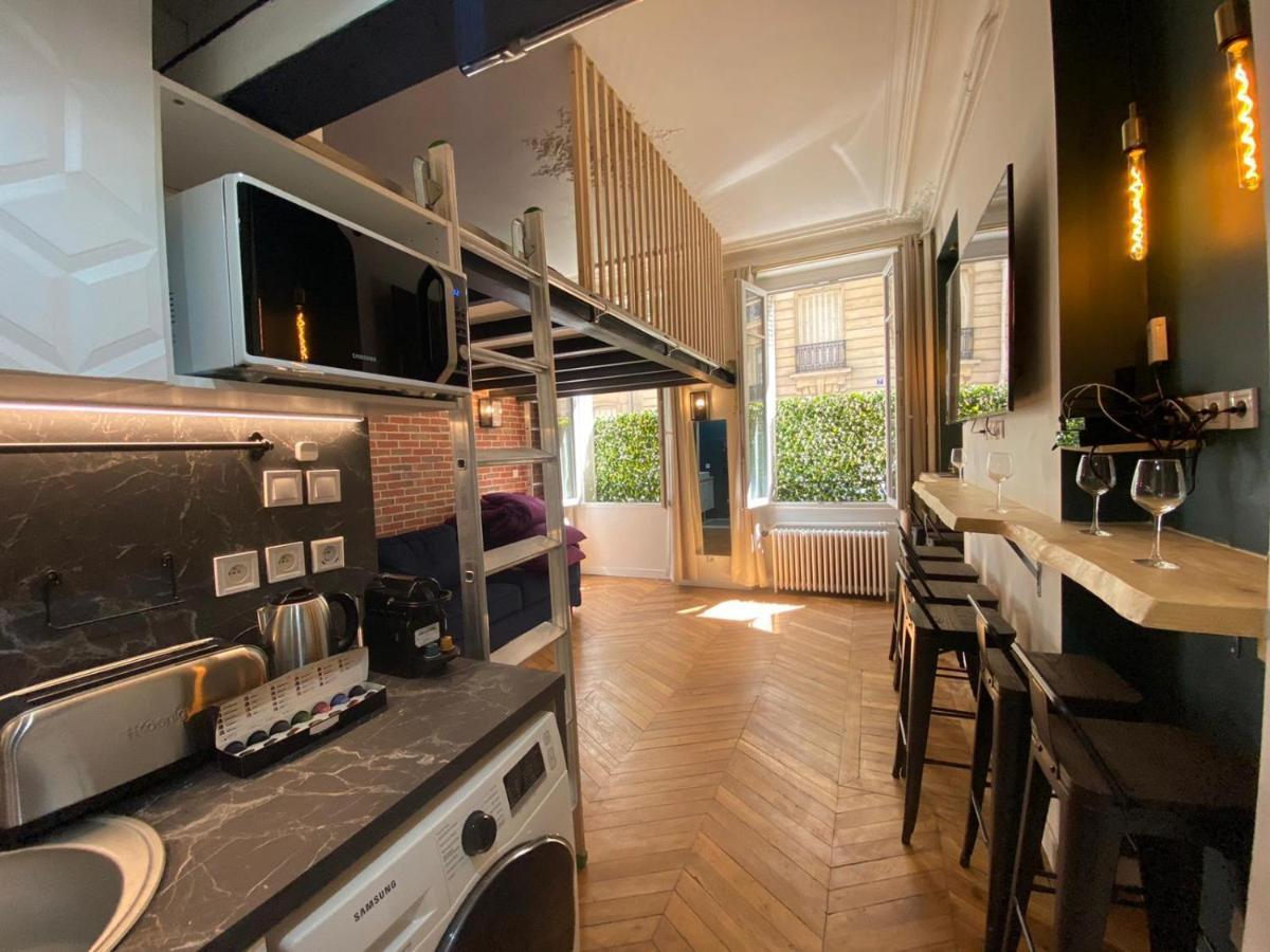 Beautiful Mini Loft Near Saint-Lazare Aparthotel Paris Exteriör bild