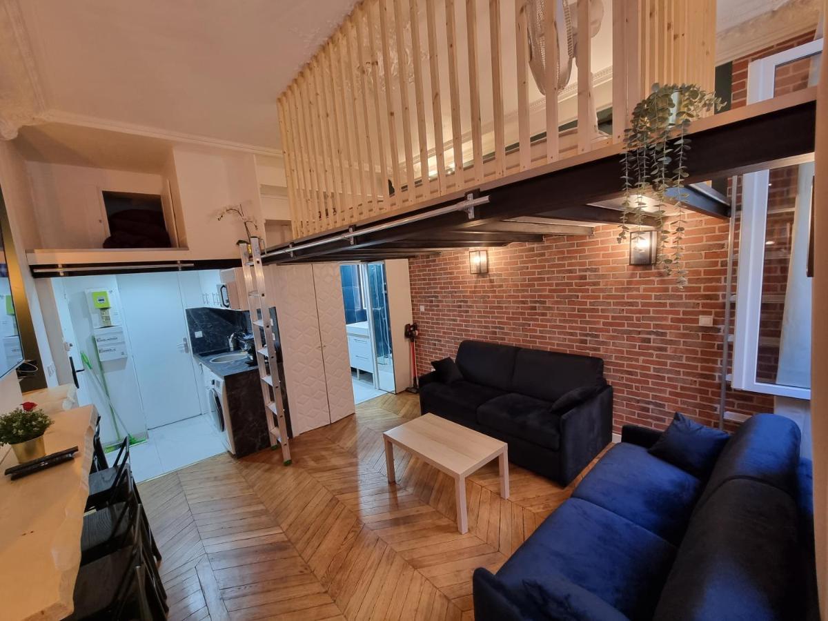 Beautiful Mini Loft Near Saint-Lazare Aparthotel Paris Exteriör bild