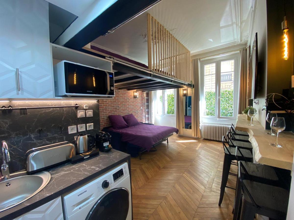 Beautiful Mini Loft Near Saint-Lazare Aparthotel Paris Exteriör bild
