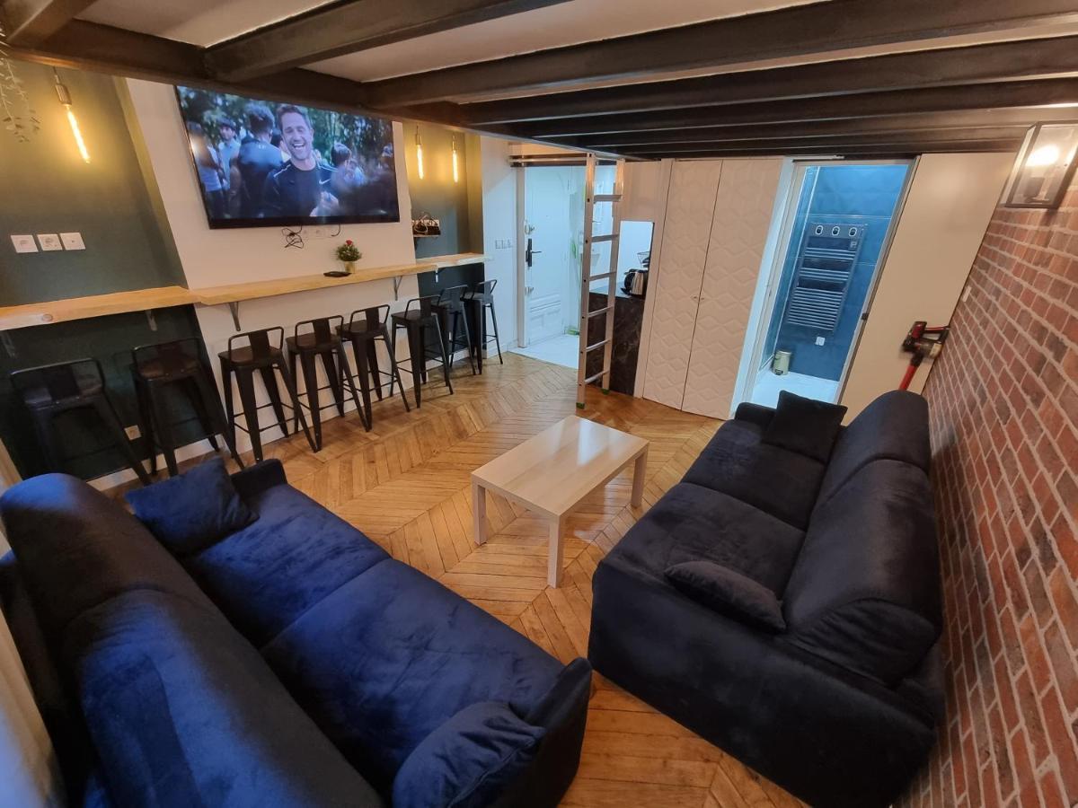 Beautiful Mini Loft Near Saint-Lazare Aparthotel Paris Exteriör bild