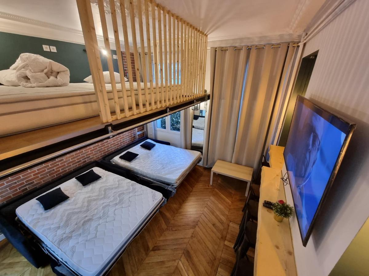 Beautiful Mini Loft Near Saint-Lazare Aparthotel Paris Exteriör bild